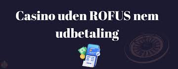 Casino Uden ROFUS Spil Trygt og Uden Bekymringer